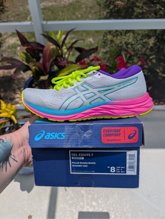 Asics Shoes - ASICS GEL Excite 7 Womens Size 8 Athletic Running Shoes Sneakers Comfort Walking